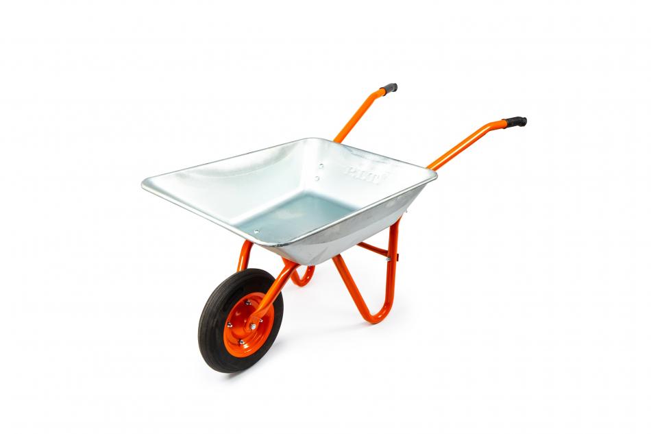 4121 - "P.I.T." Тележка садовая одноколёсная (Оцинкованная)
